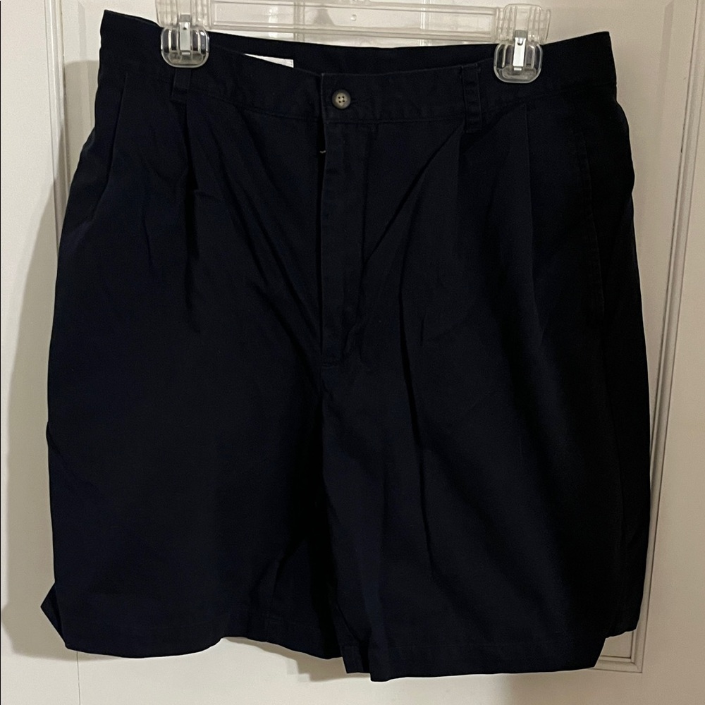 Cutter & Buck Men's Dark Blue Flat Front Shorts